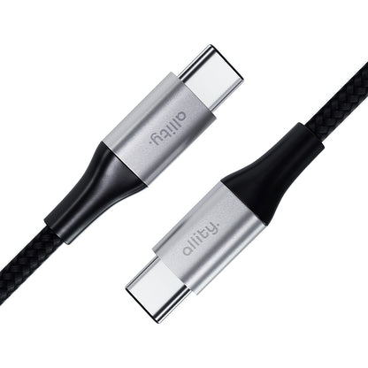 Kabel za podatke in polnjenje USB-C - USB-C Allity. AUC-01, 100W, 2m, črn