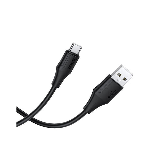 Kabel za podatke in polnjenje USB-A - USB-C HOCO X124, 18W, 1m, črn