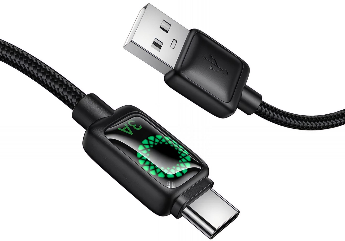 Kabel za podatke in polnjenje USB-A - USB-C HOCO U146, 36W, 1.2m, črn