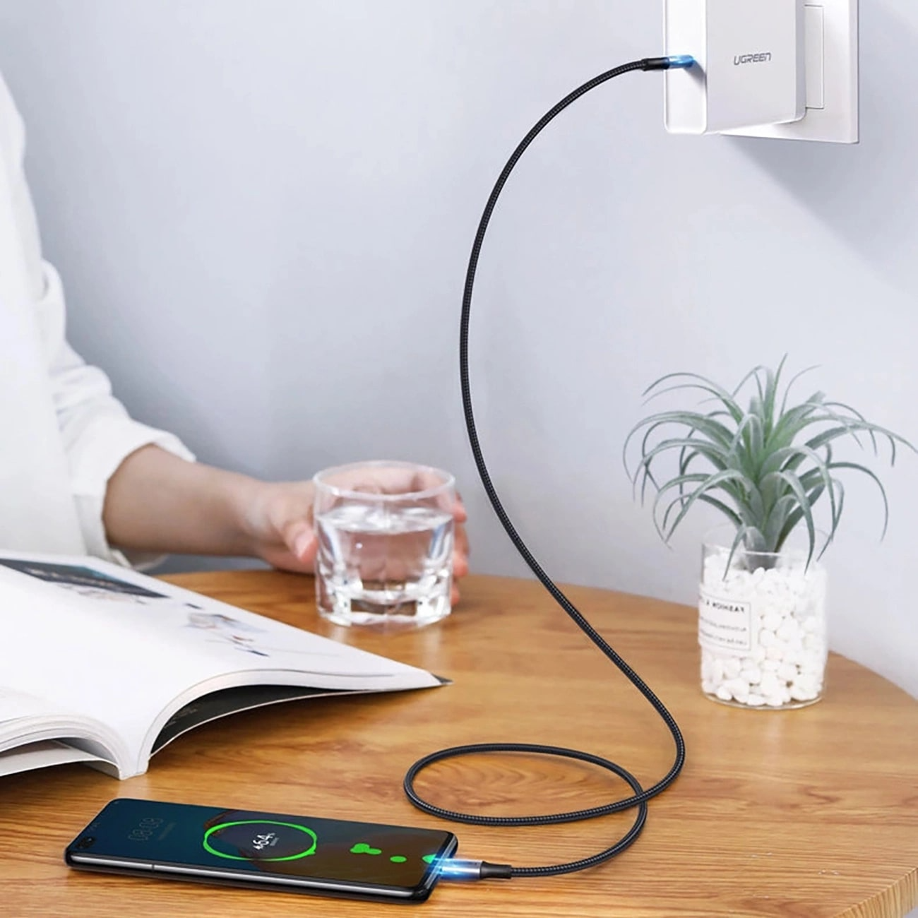 Kabel za podatke in polnjenje USB-C - USB-C UGREEN US316, 100W, 3m, Siv
