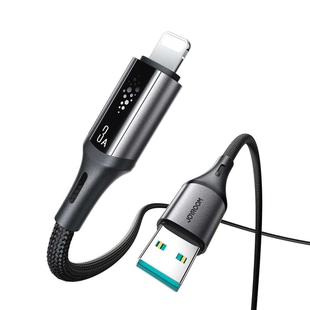 Kabel za podatke in polnjenje USB-A - Lightning Joyroom S-A60 StarTalk, 18W, 1.2m, črn