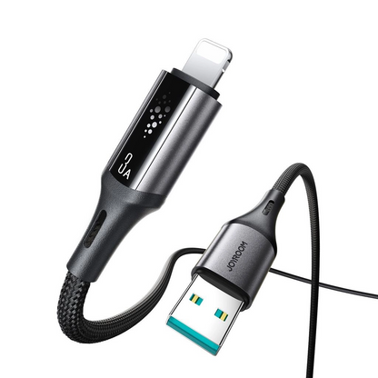 Kabel za podatke in polnjenje USB-A - Lightning Joyroom S-A60 StarTalk, 18W, 1.2m, črn