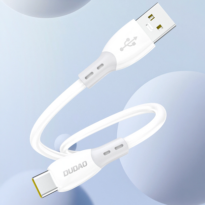 Kabel za podatke in polnjenje USB-A - USB-C Dudao L25ST, 100W, 1m, Bel