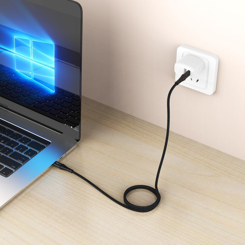 USB-C podatkovni in polnilni kabel - USB-C Tech-Protect UB11T Ultraboost, 100W, 2m, črn