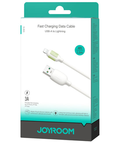 Kabel za podatke in polnjenje USB-A - Lightning Joyroom S-A53, 18W, 1.2m, Bež