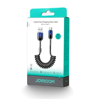 Kabel za podatke in polnjenje USB-A - USB-C Joyroom S-A43 Crystal, 60W, 1.5m, črn