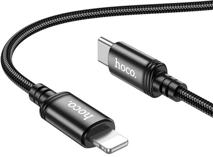 Kabel za podatke in polnjenje USB-C - Lightning HOCO X89, 27W, 2m, črn