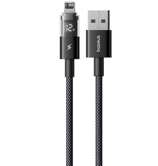 Kabel za podatke in polnjenje USB-A - Lightning Baseus Display 2, 18W, 2m, črn P10382700121-01