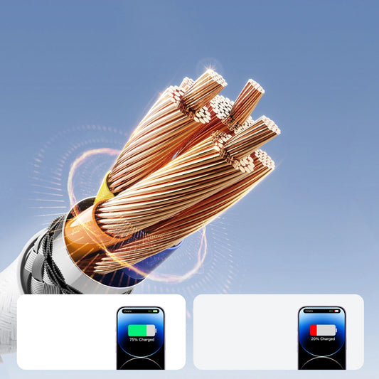 Kabel za podatke in polnjenje USB-C - Lightning Joyroom S-A28 Flash, 30W, 2m, Bel