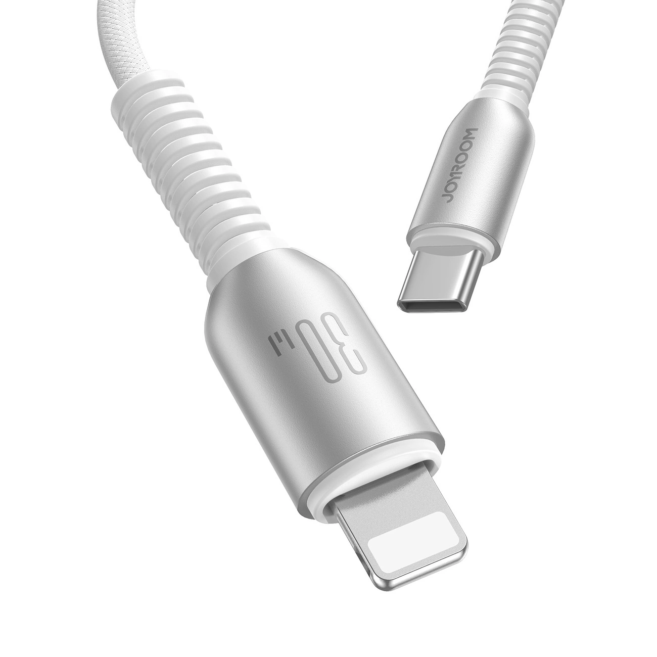 Podatkovni in polnilni kabel USB-C - Lightning Joyroom S-A51, 30W, 1.2m, Siv