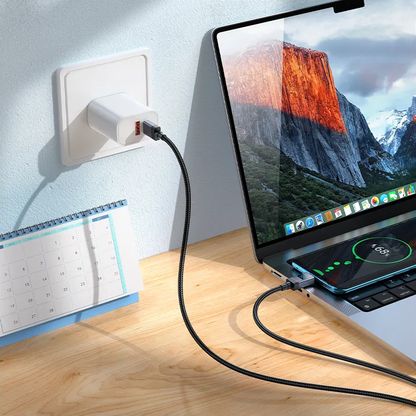 Kabel za podatke in polnjenje USB-C - USB-C HOCO X118 Display, 60W, 1m, črn