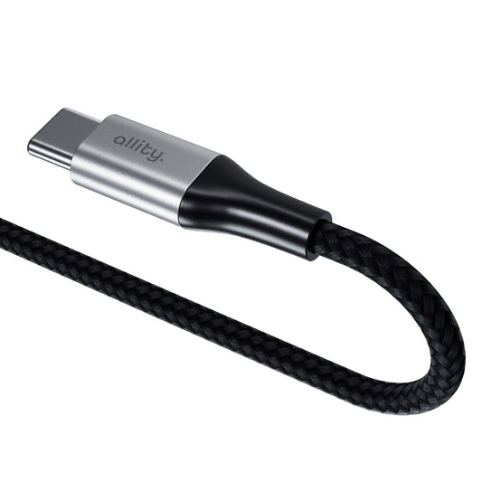 Kabel za podatke in polnjenje USB-C - USB-C Allity. AUC-01, 100W, 2m, črn
