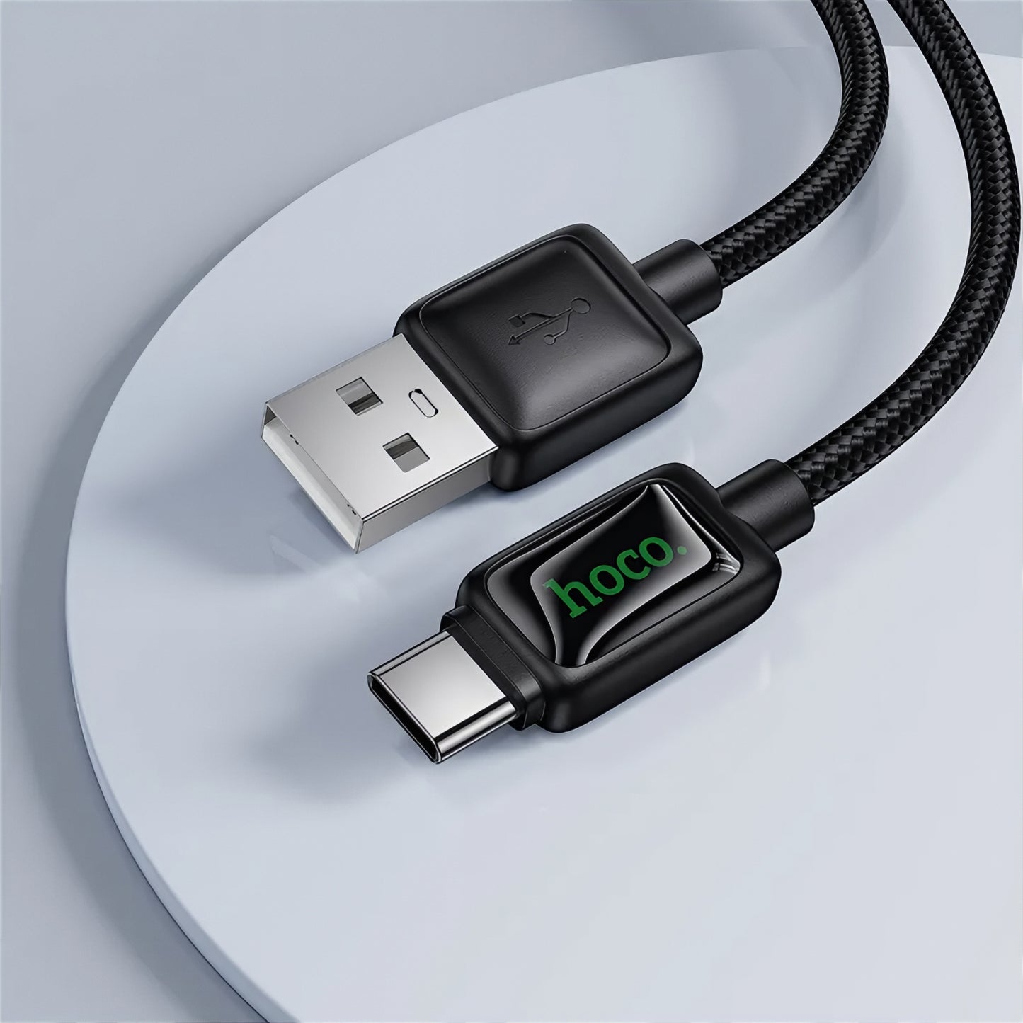 Kabel za podatke in polnjenje USB-A - USB-C HOCO U146, 36W, 1.2m, črn