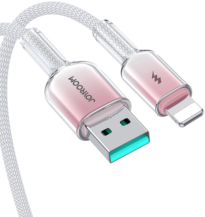 USB-A - Lightning podatkovni in polnilni kabel Joyroom S-A42, 18W, 1,2 m, bel