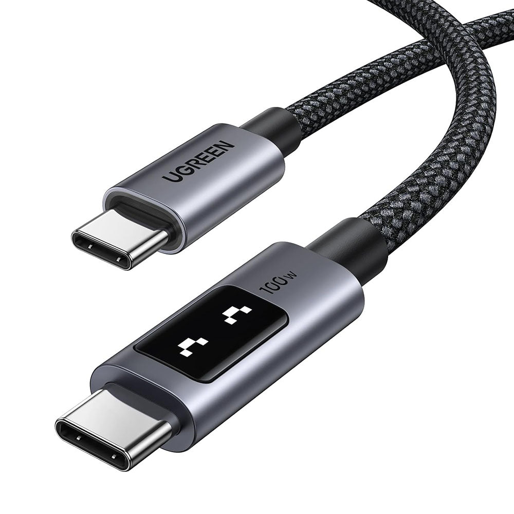 Kabel za podatke in polnjenje USB-C - USB-C UGREEN L509, 100W, 1m, Siv