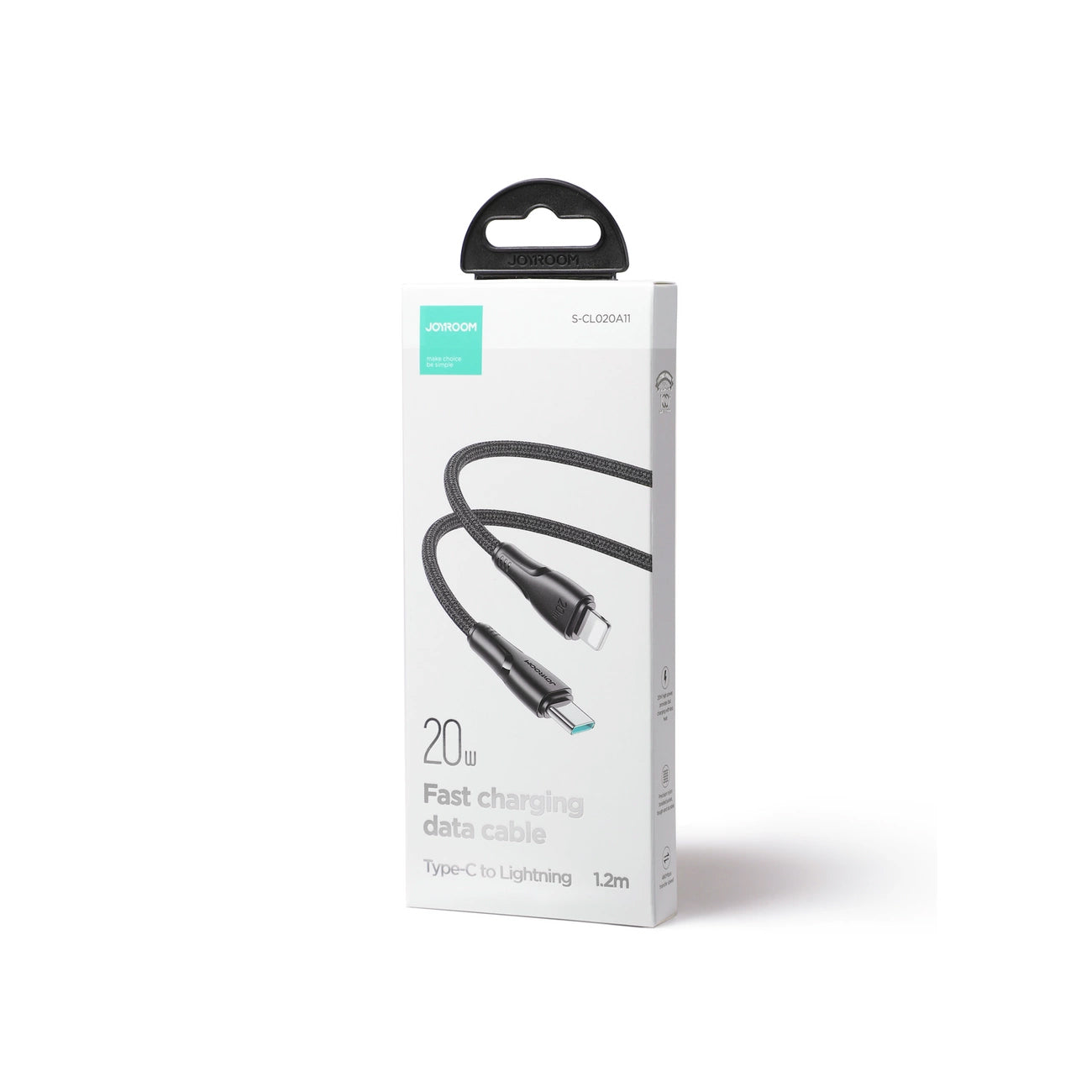 Kabel za prenos podatkov in polnjenje USB-C - Lightning Joyroom S-A11, 20W, 1.2m, črn