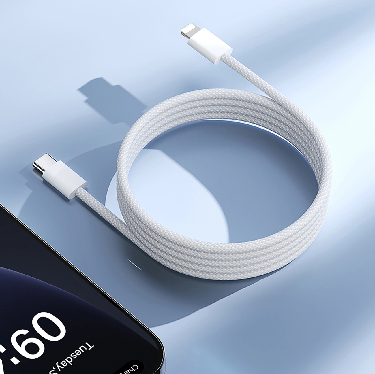 Kabel za podatke in polnjenje USB-C - Lightning Joyroom S-A45, 30W, 1m, Bel