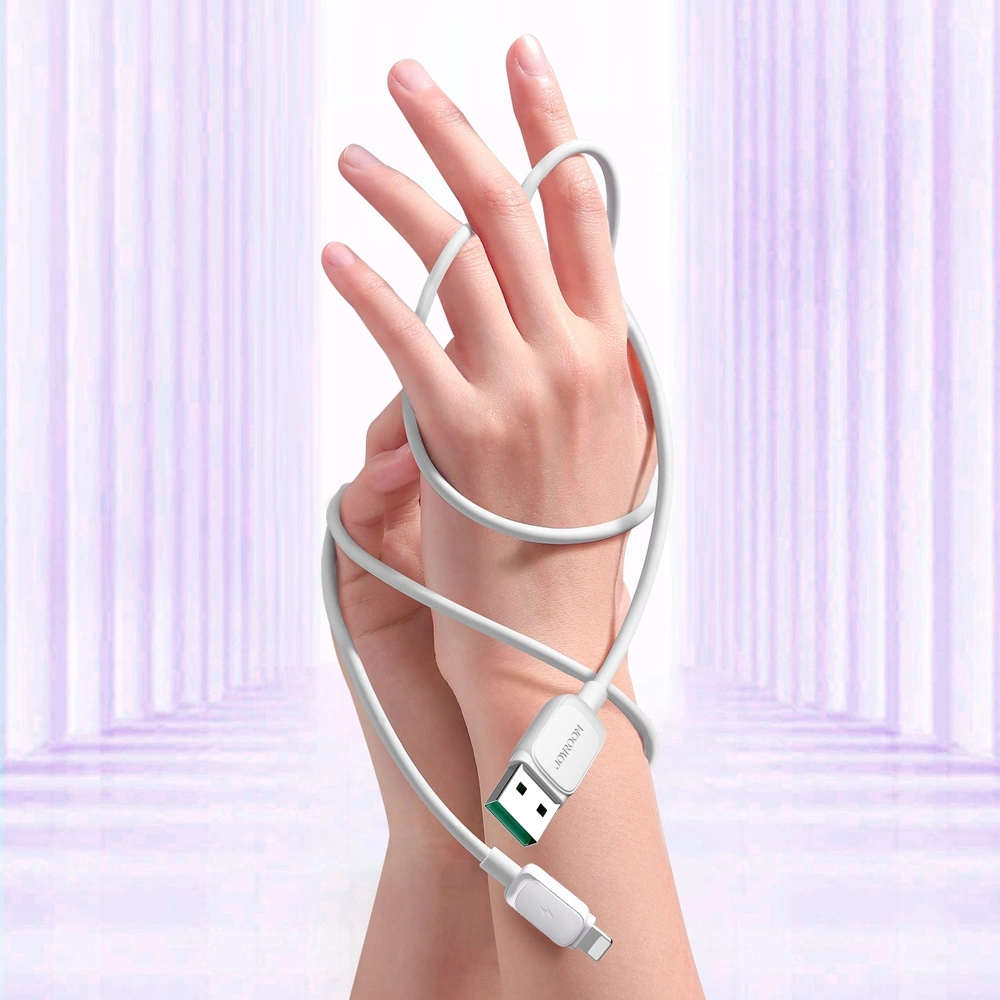 USB-A - Lightning podatkovni in polnilni kabel Joyroom S-A14, 18W, 1,2 m, bel