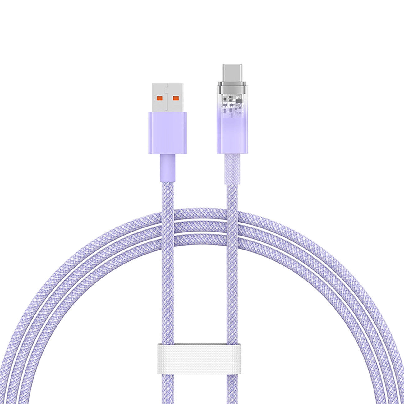 Kabel za podatke in polnjenje USB-A - USB-C Baseus Explorer, 100W, 1m, Vijolična CATS010405