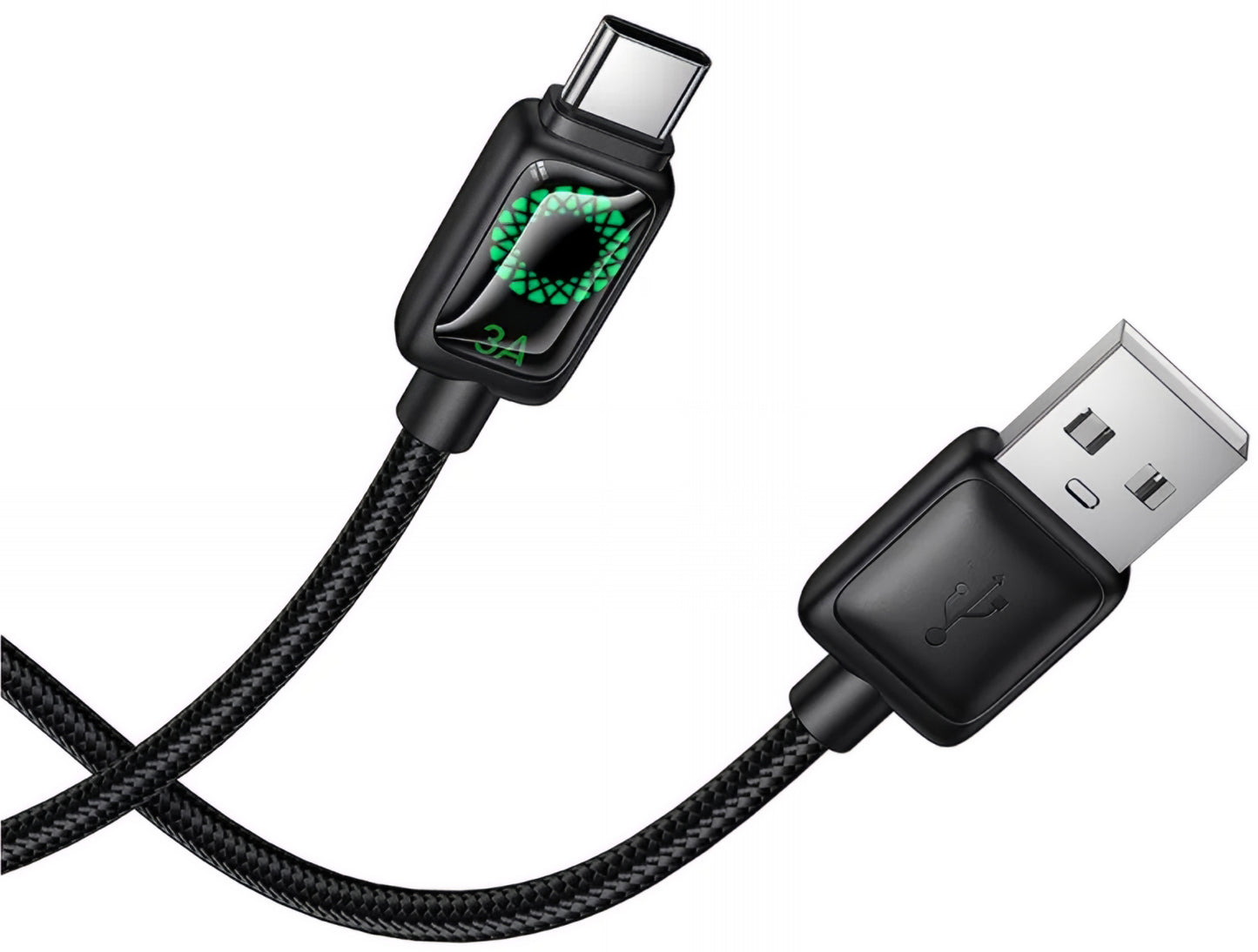 Kabel za podatke in polnjenje USB-A - USB-C HOCO U146, 36W, 1.2m, črn