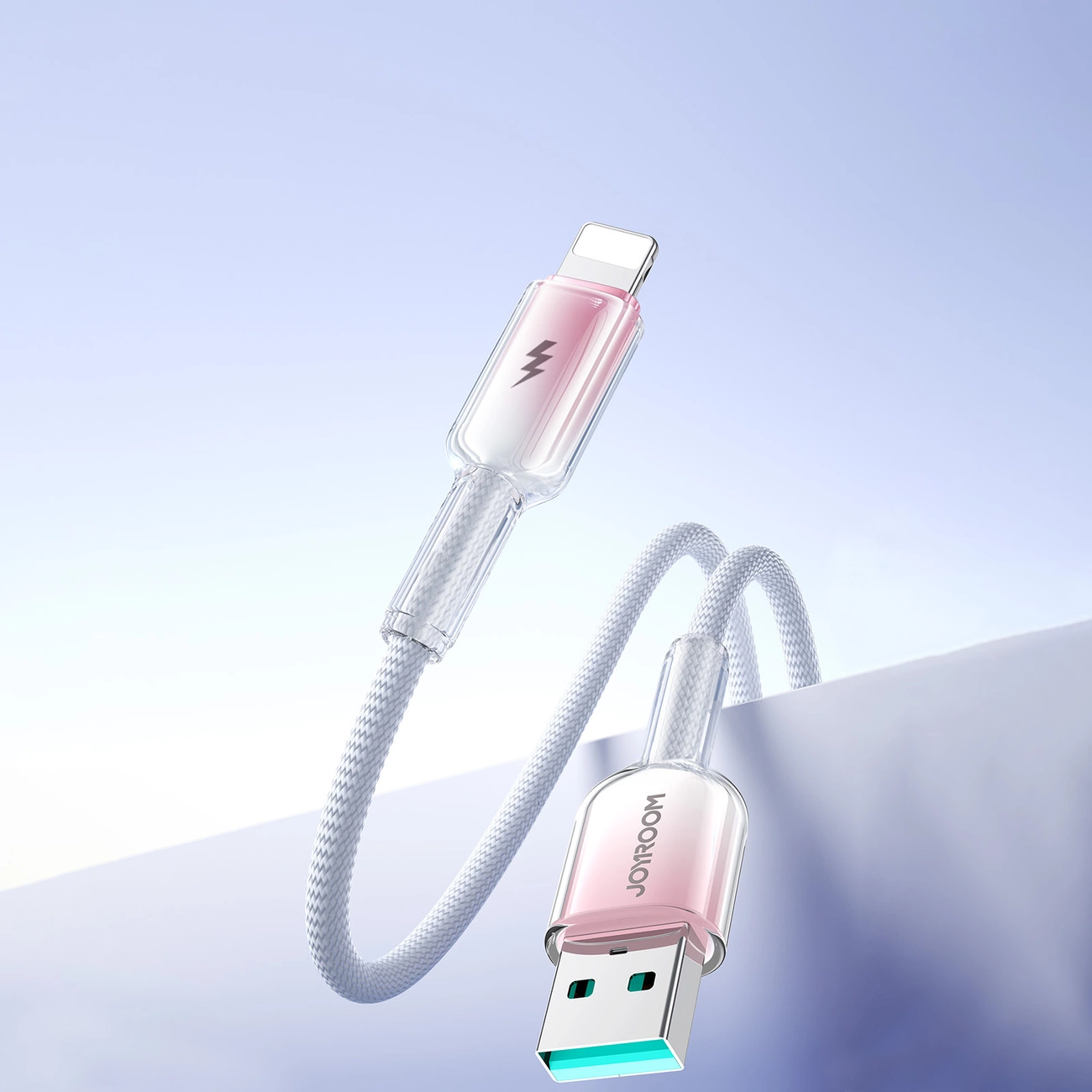 USB-A - Lightning podatkovni in polnilni kabel Joyroom S-A42, 18W, 1,2 m, bel