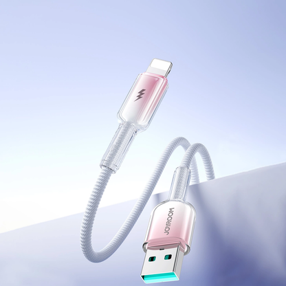 USB-A - Lightning podatkovni in polnilni kabel Joyroom S-A42, 18W, 1,2 m, bel