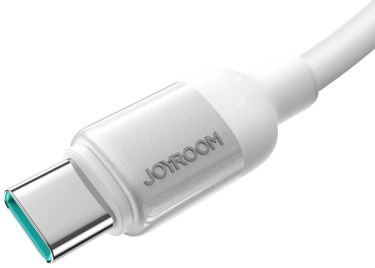 USB-A - USB-C podatkovni in polnilni kabel Joyroom S-A62 Lively, 18W, 1,2 m, bel