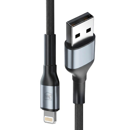 Kabel za podatke in polnjenje USB-A - Lightning 3MK Hyper N, 12W, 1m, črn