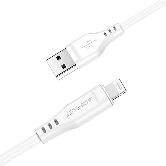 Kabel za podatke in polnjenje USB-A - Lightning Acefast C3-02, 18W, 1.2m, Bel