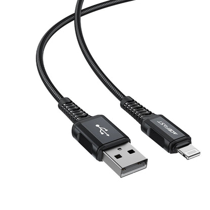 Kabel za podatke in polnjenje USB-A - Lightning Acefast C4-02, 18W, 1.8m, črn