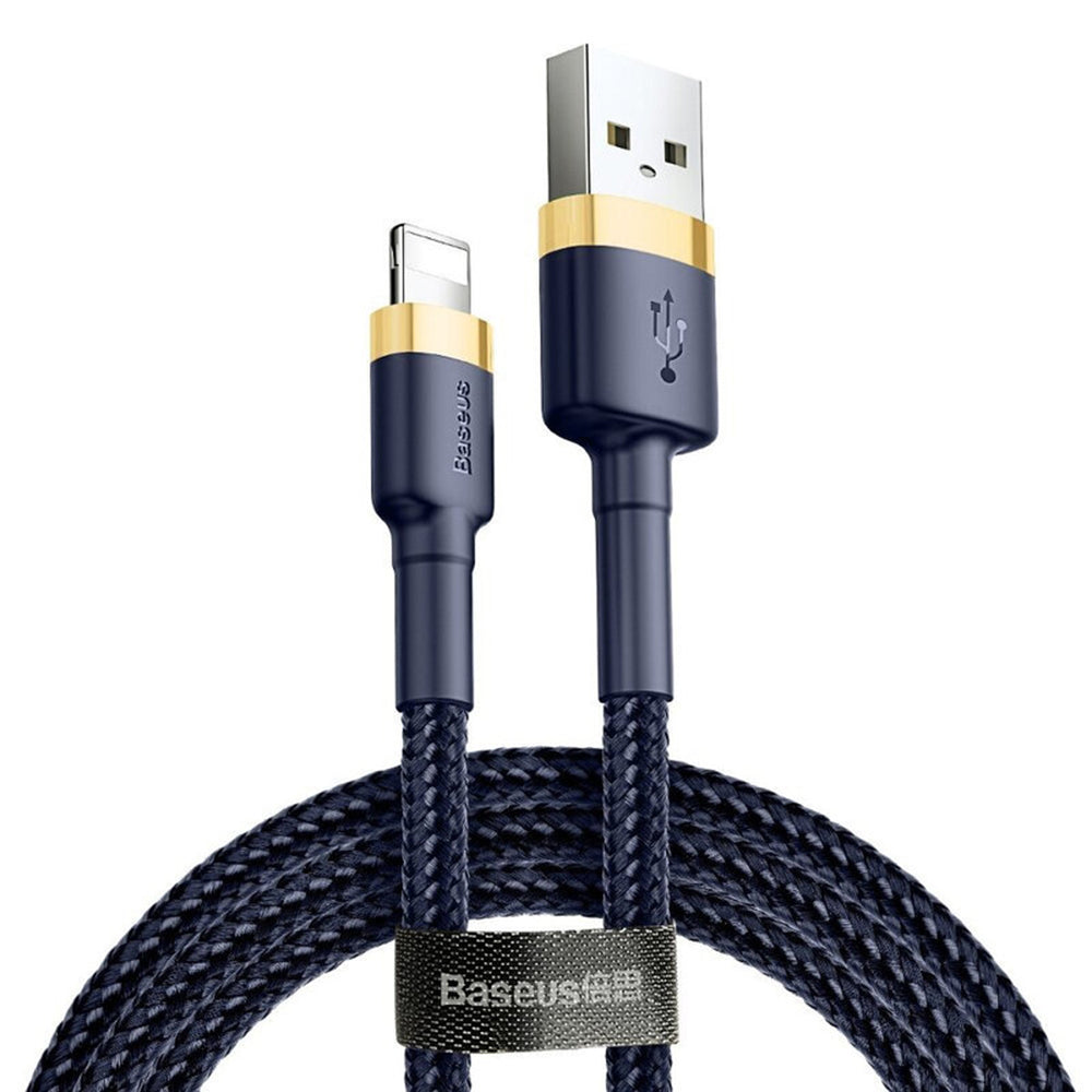 Kabel za podatke in polnjenje USB-A - Lightning Baseus Cafule, 18W, 1m, Modro Zlat CALKLF-BV3