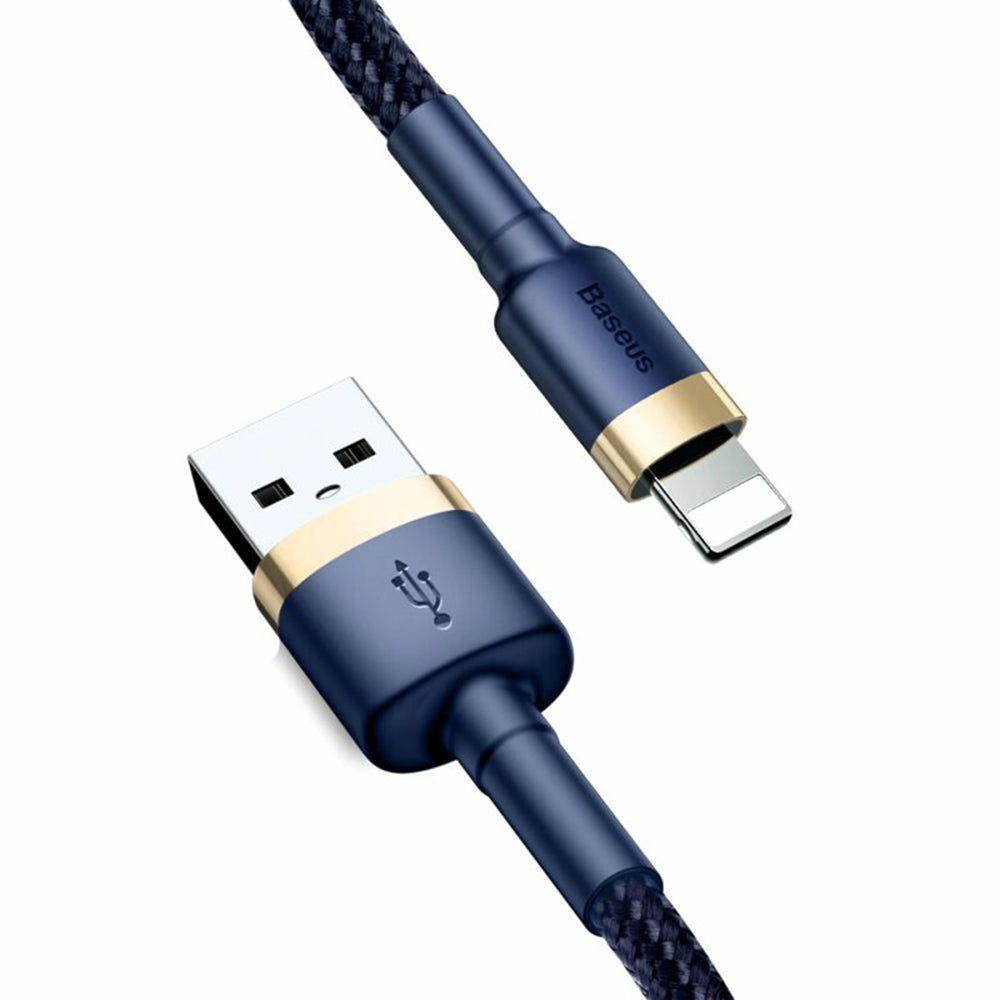 Kabel za podatke in polnjenje USB-A - Lightning Baseus Cafule, 18W, 1m, Modro Zlat CALKLF-BV3