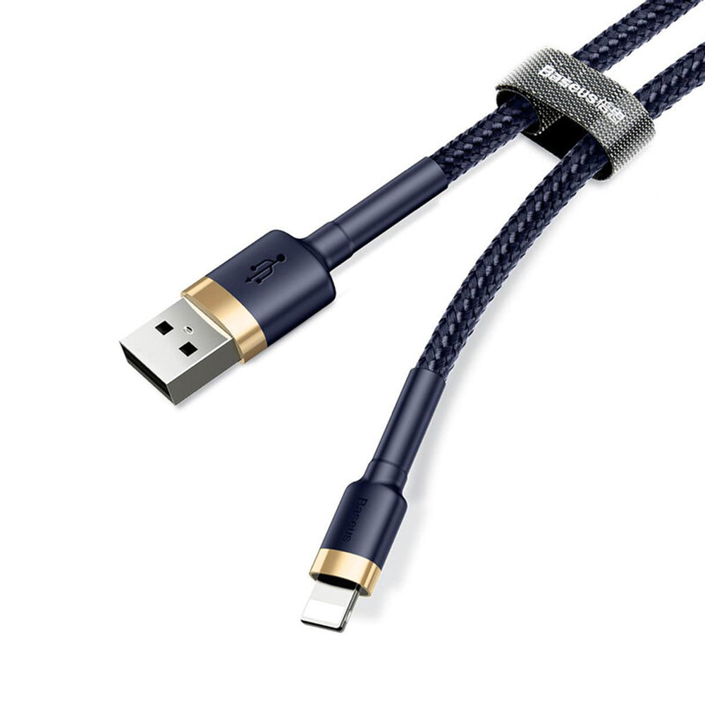 Kabel za podatke in polnjenje USB-A - Lightning Baseus Cafule, 18W, 1m, Modro Zlat CALKLF-BV3