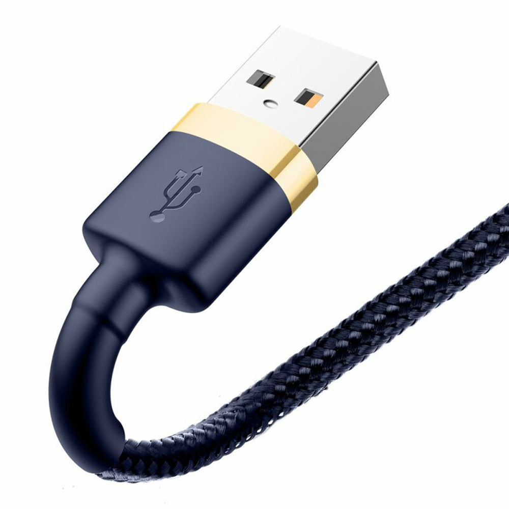 Kabel za podatke in polnjenje USB-A - Lightning Baseus Cafule, 18W, 1m, Modro Zlat CALKLF-BV3