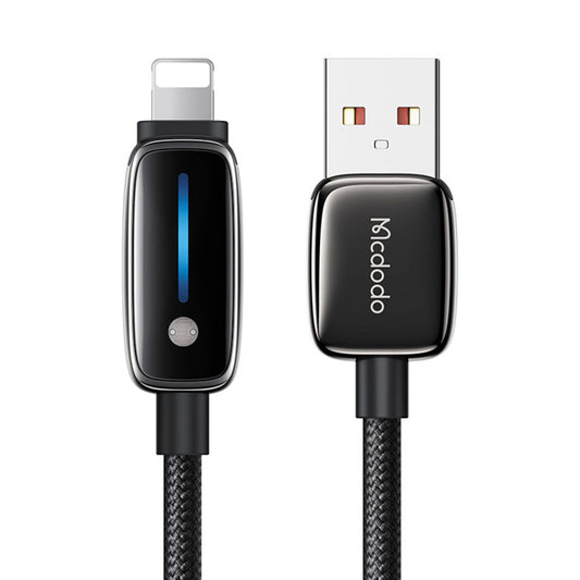 Podatkovni in polnilni kabel USB-A - Lightning McDodo CA-0010, 18W, 1.2m, črn
