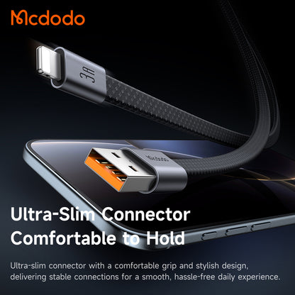 USB-A - Lightning podatkovni in polnilni kabel McDodo CA-1160, 18W, 1m, črn