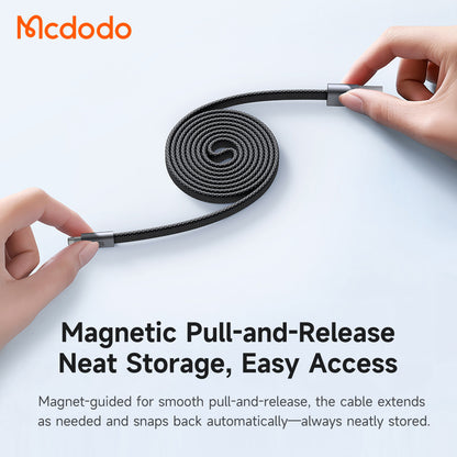 USB-A - Lightning podatkovni in polnilni kabel McDodo CA-1160, 18W, 1m, črn