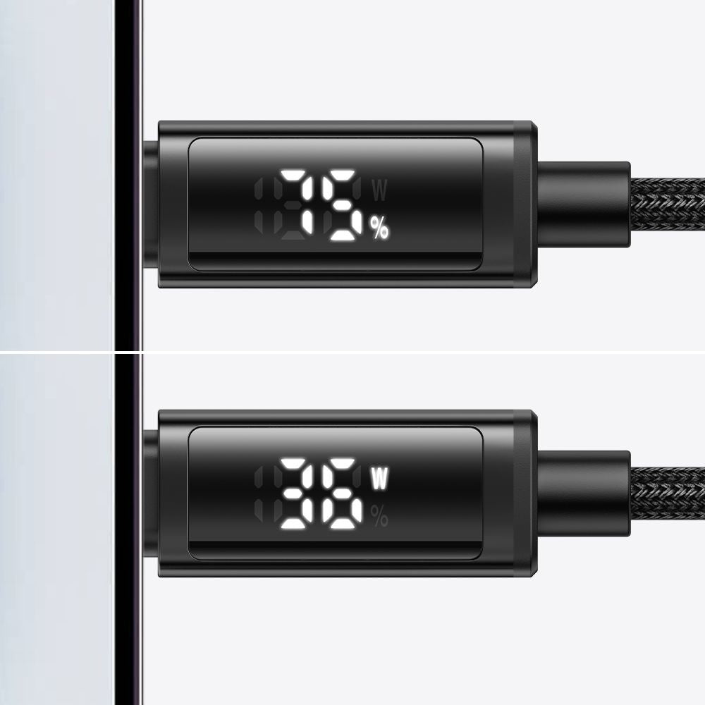 Kabel za podatke in polnjenje USB-A - Lightning McDodo CA-7970 Display, 18W, 1.2m, črn