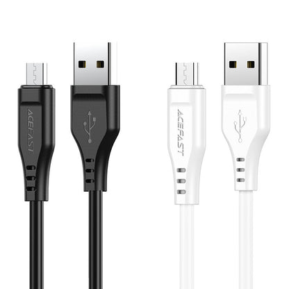 Kabel za podatke in polnjenje USB-A - microUSB Acefast C3-09, 18W, 1.2m, Bel