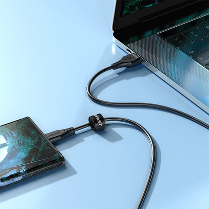 Kabel za podatke in polnjenje USB-A - microUSB Acefast C3-09, 18W, 1.2m, Bel