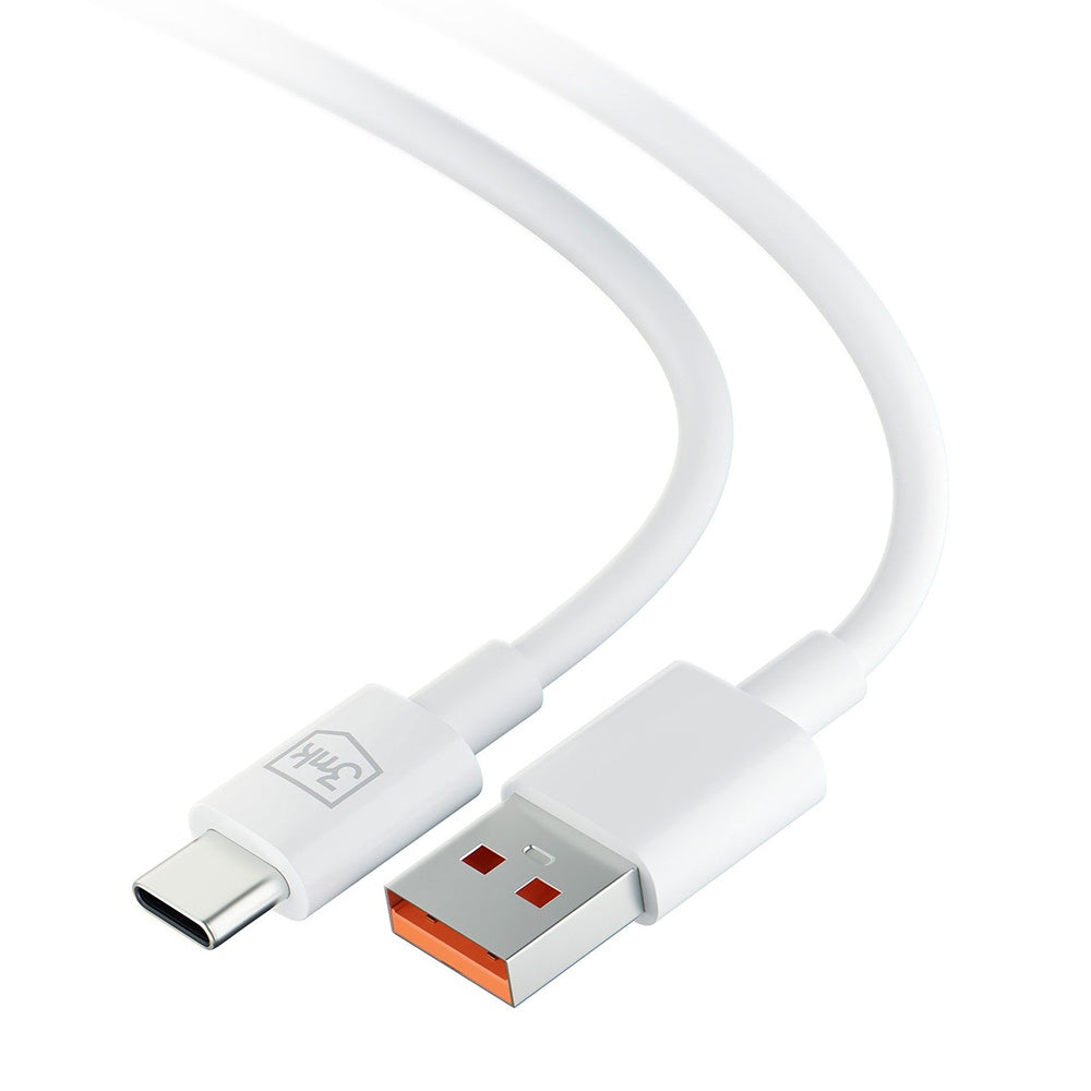 Kabel za podatke in polnjenje USB-A - USB-C 3MK Hyper, 60W, 1.2m, Bel