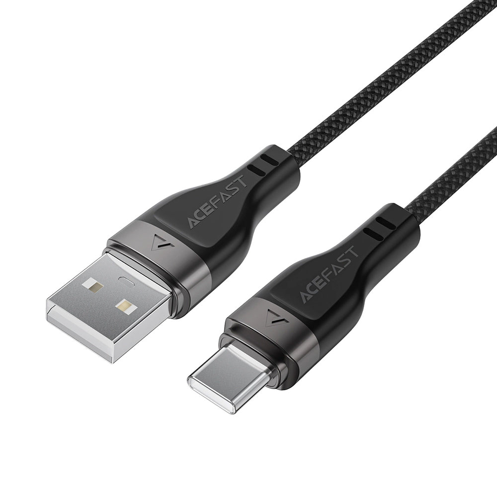 Kabel za podatke in polnjenje USB-A - USB-C Acefast C11-04, 18W, 1.2m, črn