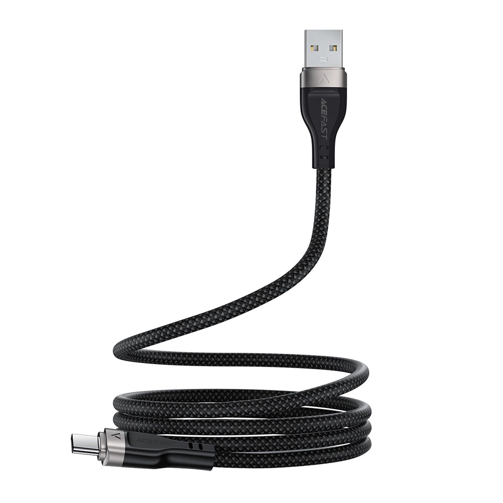 Kabel za podatke in polnjenje USB-A - USB-C Acefast C11-04, 18W, 1.2m, črn