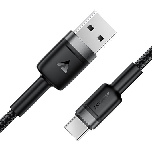 Kabel za podatke in polnjenje USB-A - USB-C Acefast C22-04, 18W, 1.2m, črn.