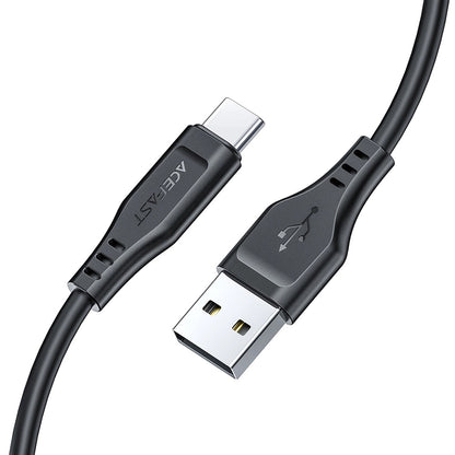Podatkovni in polnilni kabel USB-A - USB-C Acefast C3-03, 60W, 1.2m, črn