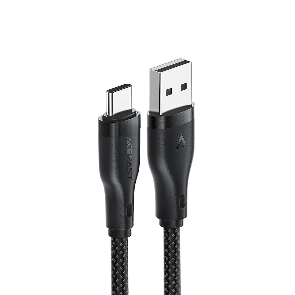 Kabel za podatke in polnjenje USB-A - USB-C Acefast C8-04, 18W, 1.2m, črn