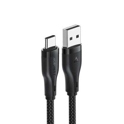 Kabel za podatke in polnjenje USB-A - USB-C Acefast C8-04, 18W, 1.2m, črn