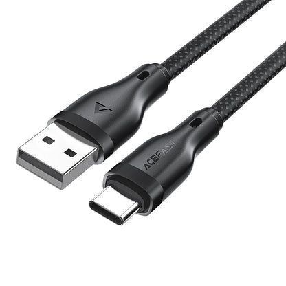 Kabel za podatke in polnjenje USB-A - USB-C Acefast C8-04, 18W, 1.2m, črn