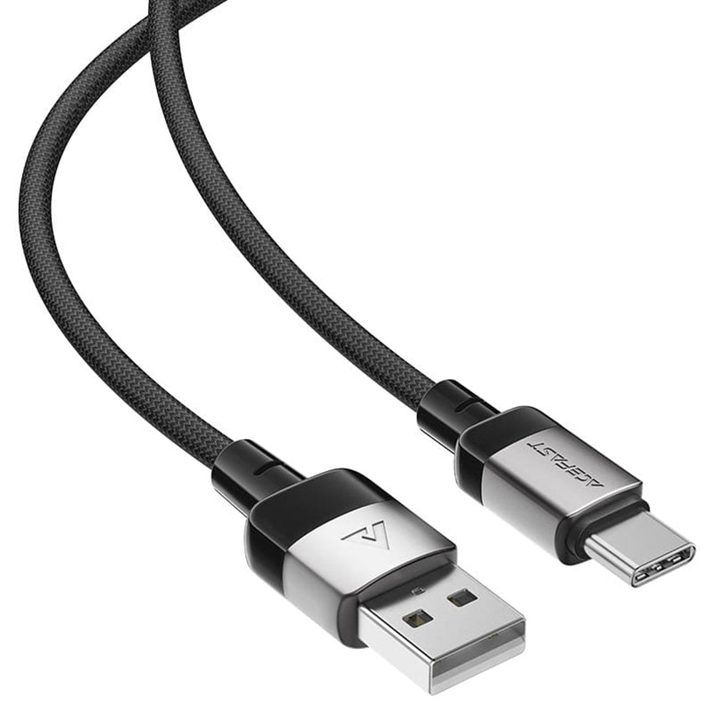 Kabel za podatke in polnjenje USB-A - USB-C Acefast C9-04, 18W, 1.2m, črn