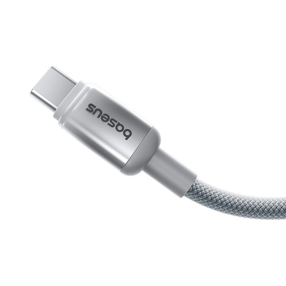 Kabel za podatke in polnjenje USB-A - USB-C Baseus Discolor, 100W, 1m, Srebrn E0420803